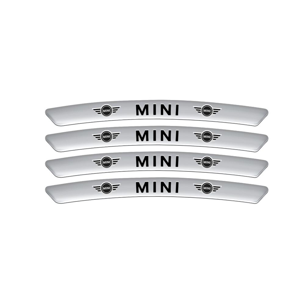 4Pcs Aluminum Car Wheel Tyre Hub Rim Sticker Emblem Auto Accessories For a333 Cooper S JCW WORKS R55 R56 F55 F56 R57 R58 R59 R60 333a