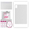 apgo Protective Skin Sticker for the Back Compatible with TCL Tab 11 WiFi, Wrap Film, Foil, Vinyl - Pattern Transparent Carbon