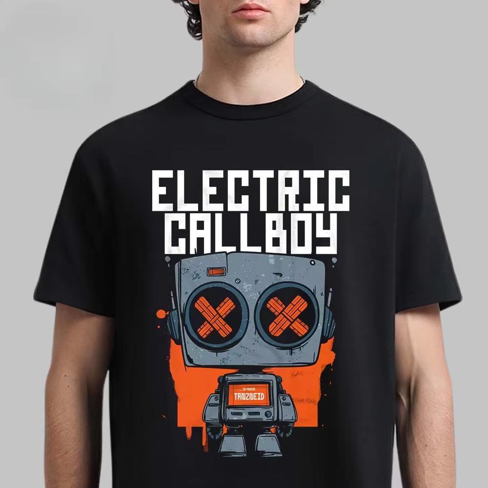 2026 New Graphic Tshirt Concert Wear Street Attire Casual Suitable For Both Men And Women