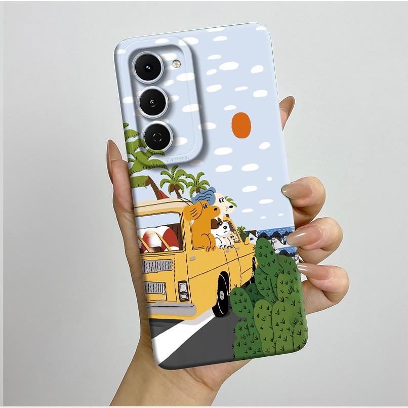 Чехол для Tecno Spark 40 Pro 40Pro+ Plus 4G Эстетичный Цветочный Чехол для Телефона Тонкий Жидкий Силикон Защита от Падений Мягкий Чехол
