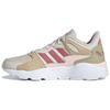 Adidas Neo Crazychaos Спортивные Универсальные Синтетическая Кожа Нескользящие Износостойкие Низкие Кроссовки для Марафона Женские кроссовки Серый Розовый FW3938
