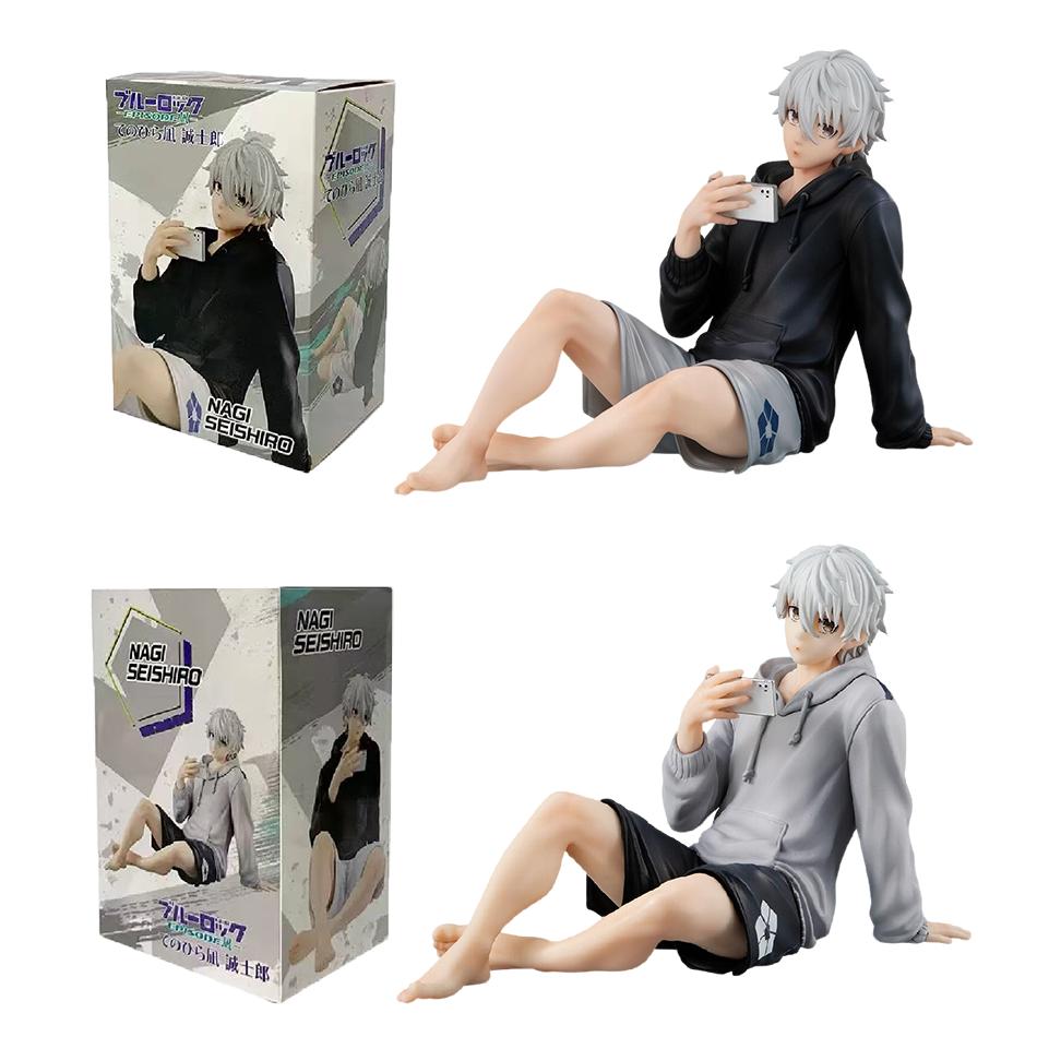 В наличии 10 см Аниме Фигурка Blue Lock Наги Сейширо Коллекционная Модель Фигурки Игрушки Подарок на День Рождения