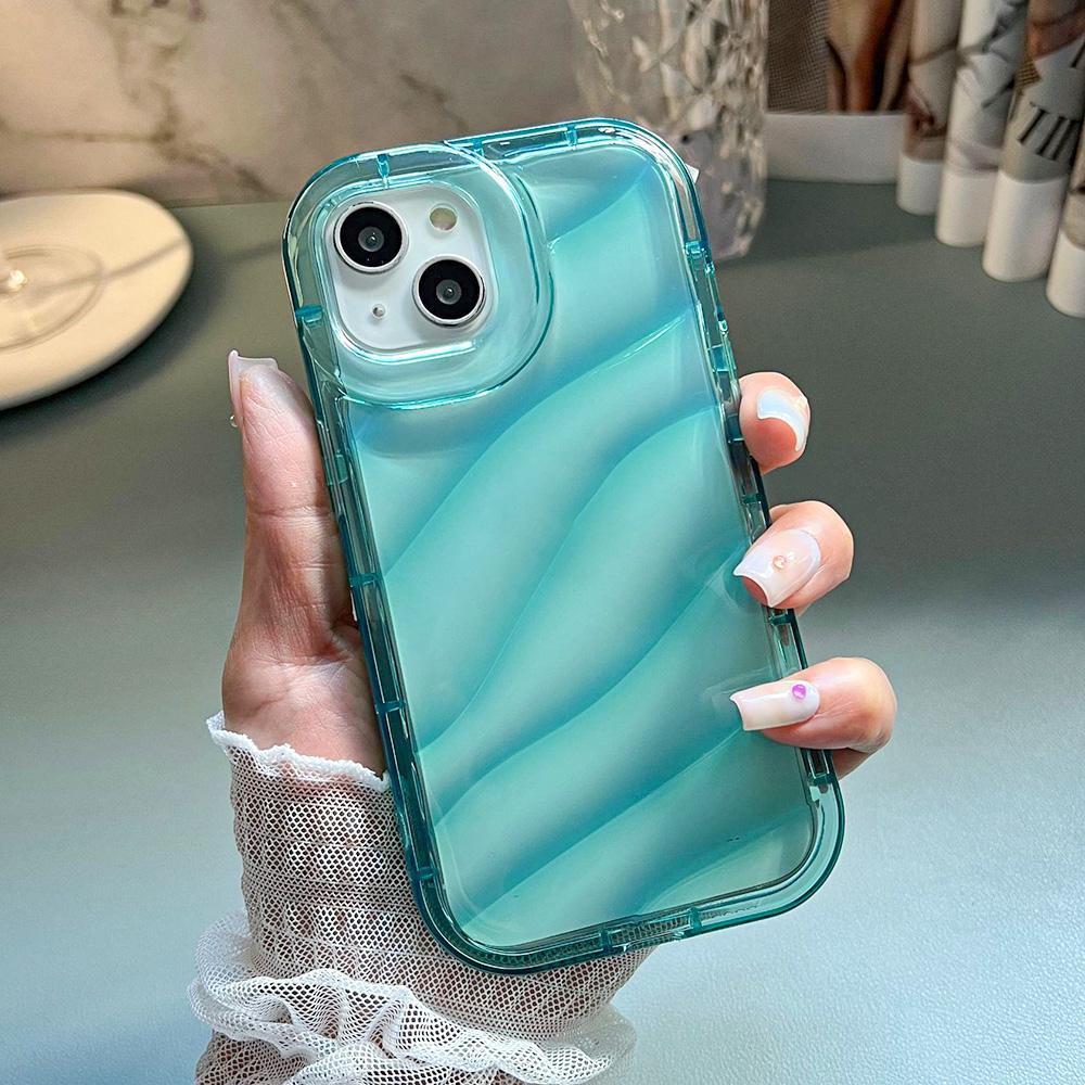 Чехол с волнистым узором для iPhone 13, чехол для iPhone 11, 14, 15, Pro Max, 12, XR, 7, 8, Plus, X, Xs, SE, 6, 14, Promax, 13, promax, мягкий, роскошный, Funda