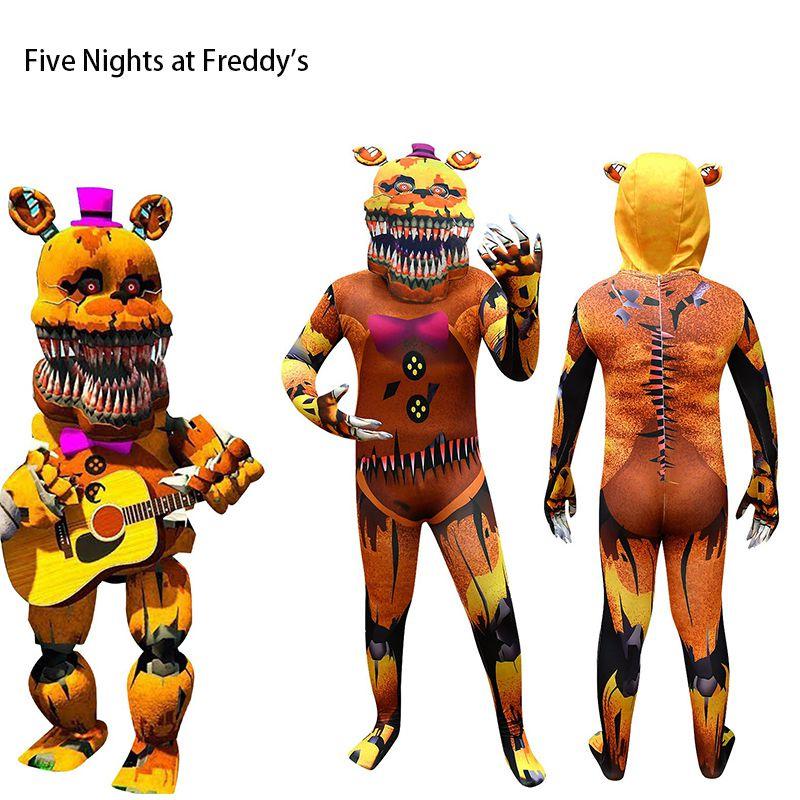 Костюм для детского косплея «Пять ночей у Фредди» на Хэллоуин, маскарадный костюм