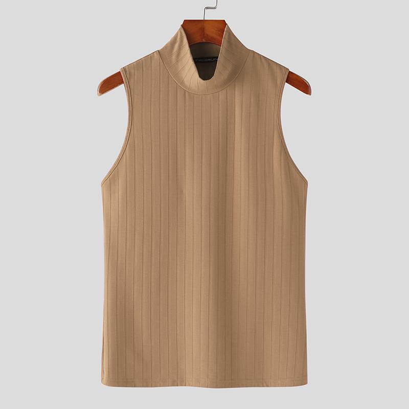 INCERUN Мужской летний однотонный жилет без рукавов для тренажерного зала и фитнеса безрукавки