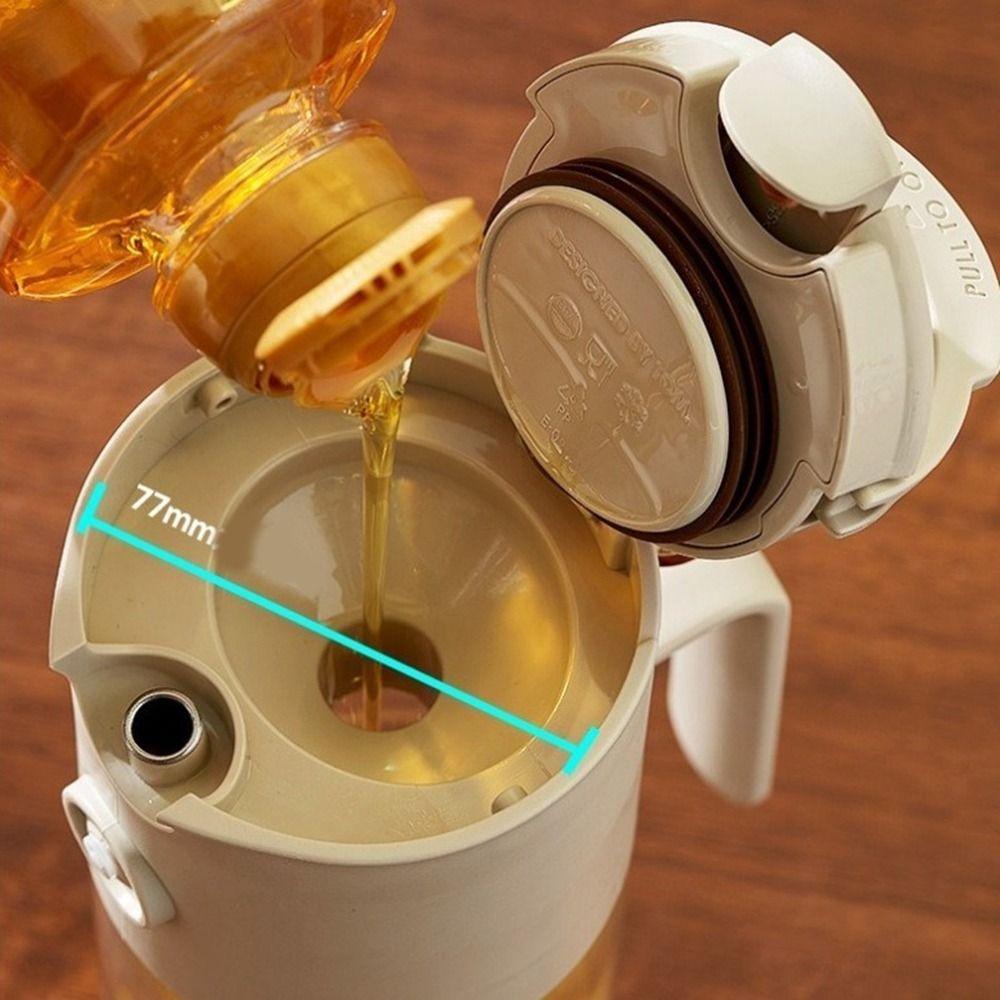 Glass Dual-Purpose Oil Bottle Automatic Oil Mister Practical 2-in-1 Oil Sprayer BBQ