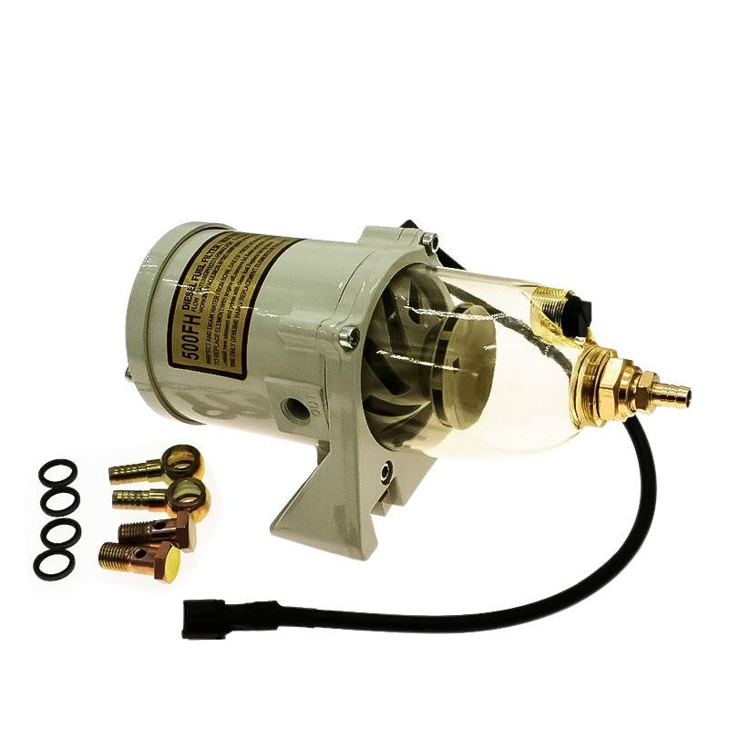 500FG Fuel water separator filter with heater ( 12V,24V) diesel engine and 2010PM filter+FREE SHIPPING