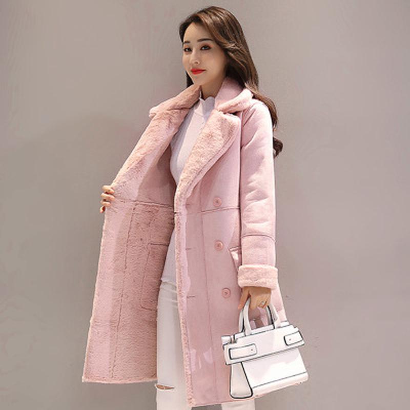 Winter Fashion New High Quality Rabbit Fur Coat Velvet Fur Coat Long Fur Coat Female Loose Thick Warm Mink Fur Teddy Coat