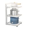 Adjustable Cabinet Layered Pot Rack Free Layering Pot Storage Rack Sink Storage Organizer  for Home