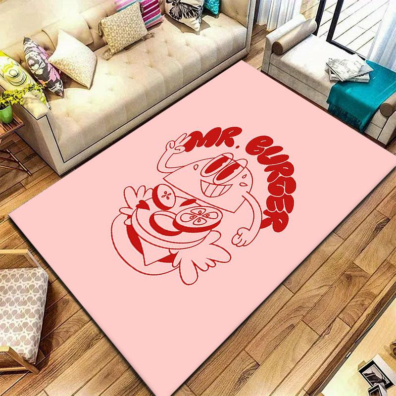 Винтажный большой ковер Bon House для гостиной, спальни, дома, украшение дивана, нескользящий коврик для игр детей