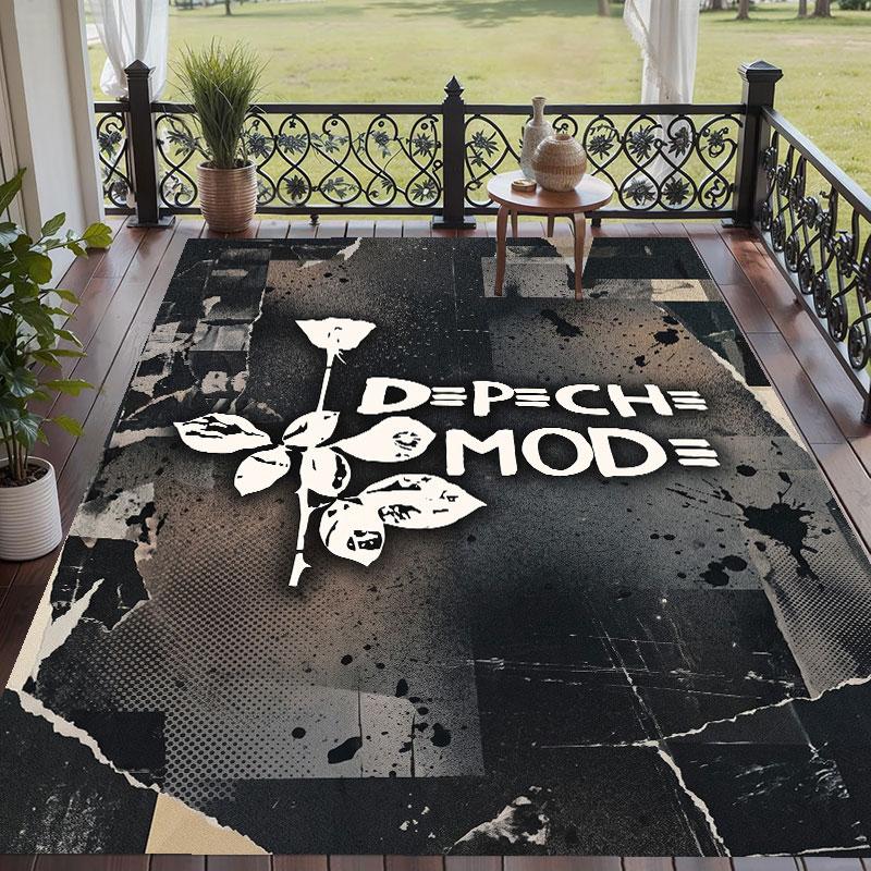 Soft Floor Carpet Depeche Mode Pattern Area Rug Decorative Mat For Home Room Decoration