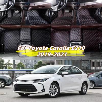 Автомобильные коврики Нескользящие Искусственная кожа Для Toyota Corolla E210 - Авто коврики Для ног Coche Аксессуары для интерьера