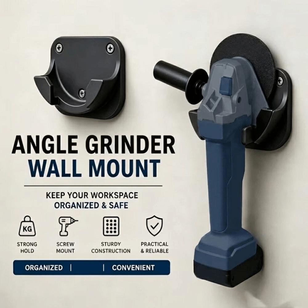 Strong Hold Wall Mount Rack Screw Mount Grinder Wall Mount Garage Organization