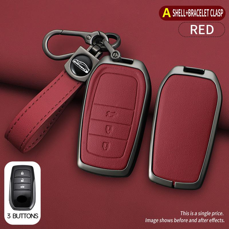 2 3 4 5 6 Кнопок Чехол Брелок для Ключей Автомобиля Для Toyota Gr Sport C-Hr Gazoo Rav4 Racing Mirai Avensis Аксессуары Брелок из Цинкового Сплава
