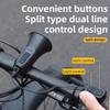 120DB Bike Horn For Bicycle Horn Doorbell Electric Bicycle Bell Loud USB Charge Bicycle Horn Electric Scooter Horn Handlebars