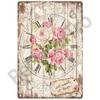 Garden Flower Rules Metal Sign Vintage Metal Plaque Plates Decor For Pub Bar Home Wall Decor Art Tin Signs Flower Poster Gift