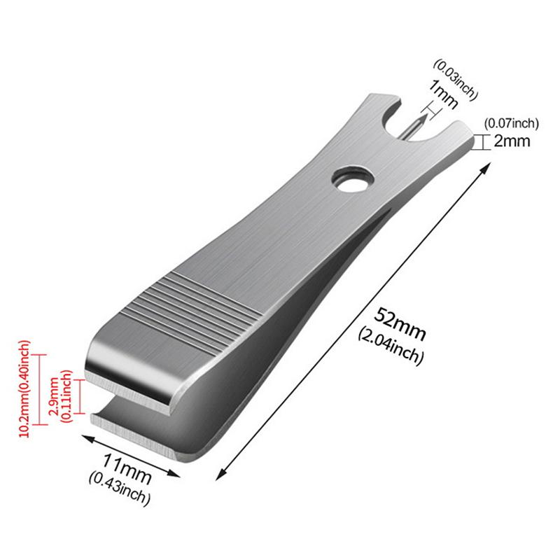 Multifunctional Stainless Steel Fishing Line Cutter Hook Eye Cleaner Outdoor Fishing Accessories