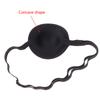 1pc Pirate Eye Patch Unisex Black Single Eyepatch For Cosplay - Washable Adjustable Concave Eye Patch Kid Pirate Costume