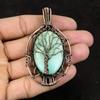 Tree Of Life Chrysoprase Pendant Copper Wire Wrapped Jewelry Amazing Pendant Gemstone Jewelry Gift For Her Gift For Girl Chrysoprase Jewelry