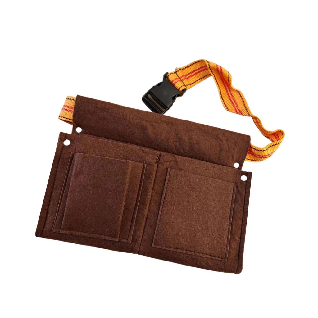 Сверхпрочный войлочный подсумок для инструментов, поясная сумка, рабочий фартук с ремнем на быстросъемной пряжке для строительства и проектов «сделай сам»