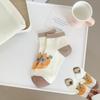 Хлопковые носки средней длины, мягкие, повседневные, носки с изображением капибары для женщин