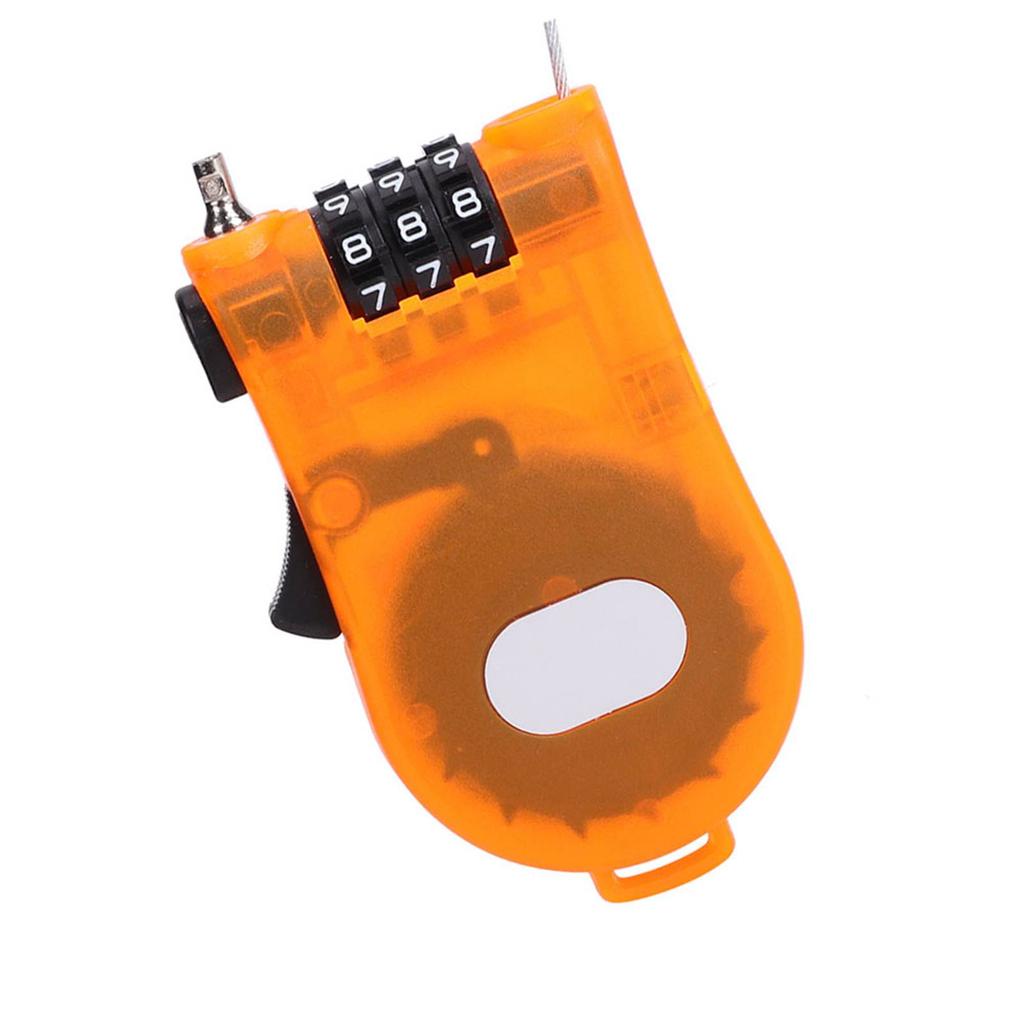 Мини Кодовый Замок на Шнурке с Защитой от Кражи Водонепроницаемый Выдвижной Замок для Мотоциклетного Шлема для Шкафов Ящиков для Инструментов