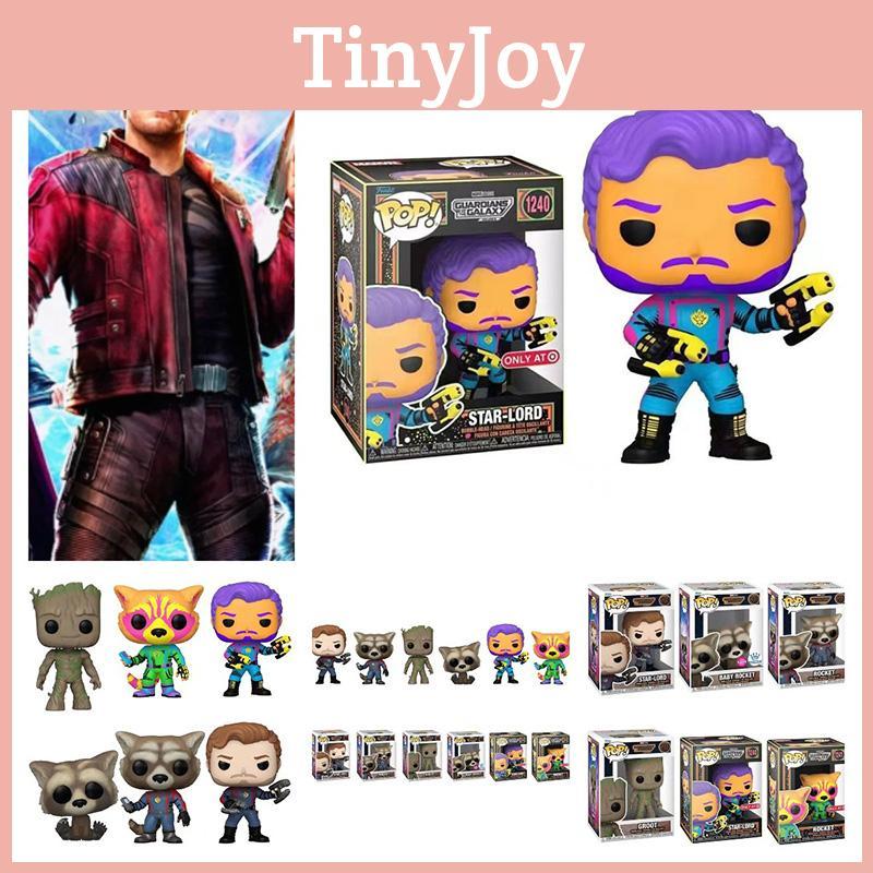 Pvc Material Guardians Of The Galaxy 3 Figures Rocket And Groot Pops