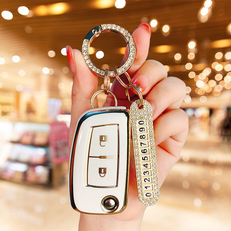 Подходит для ключа Dongfeng Nissan Qashqai складной 2 ключа 2017 2019 мужской 17 женский высококлассный милый