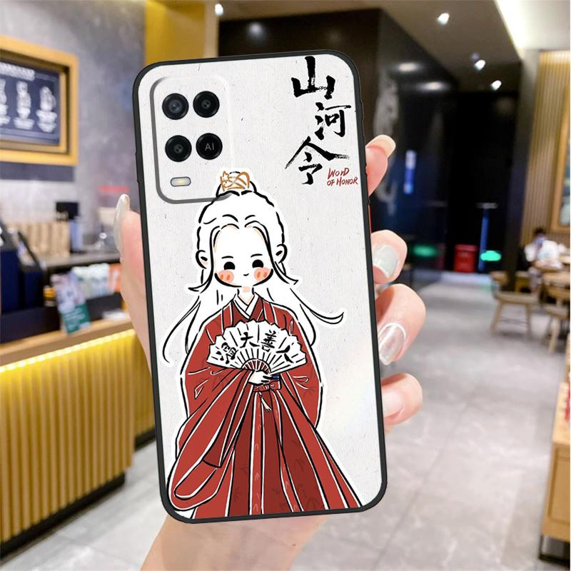 СЛОВО ЧЕСТИ Shan He Ling мультяшный Чехол Для Oppo A5 Pro A15 A17 A57 A77 A60 A80 A40 A18 A38 A58 A78 A98 A96 A76 A16 A94 A74 A54