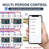 Tuya WiFi Измеритель мощности 8в1 Измеритель энергии 2P AC Управление через приложение 170-270В/63А Напряжение Ток Мощность Время Температура Частотомер