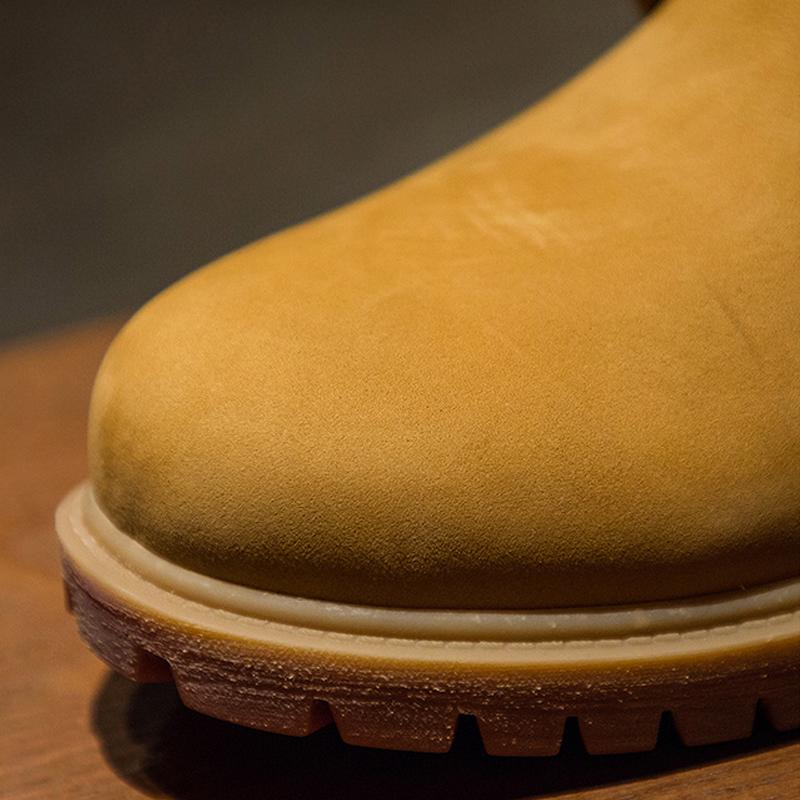 Мужские ботинки унисекс ручной работы в стиле ретро из натуральной коровьей кожи, водонепроницаемые зимние ботильоны, мужская обувь