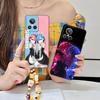 ReZero Rem Ram Matte TPU Mobile Phone Case for Realme GT 8 Neo Pro C75 73 71 C67 65 C55 53 C35 31 C20 15 Colorful Cover