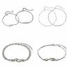 Adjustable Lovers Bracelet Valentine's Day Couple Bangle Fashion Simple Thin Bracelet  Female