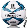 Senston Soccer Ball Size 5 for Adults and Training Ball for Match Soccer and Pump Youths,