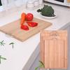 Rectangle Bamboo Chopping Board with Handle Butcher  Chopping Blocks Tool Wooden Tray  Home Use