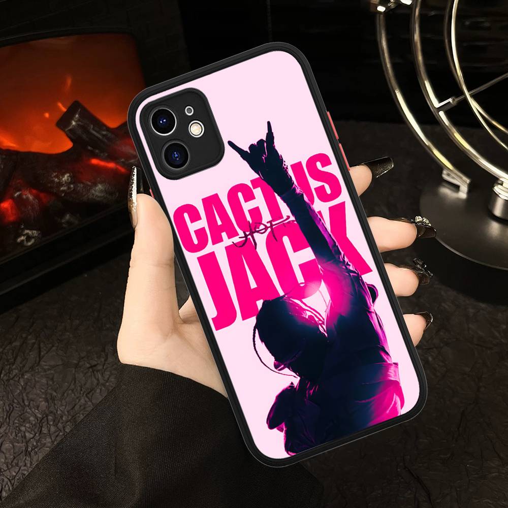 Роскошный чехол Travis Scott Cactus Jack для IPhone 16 15 14 Plus 13 12 11 Pro Max X XS MAX, матовый, эстетичный