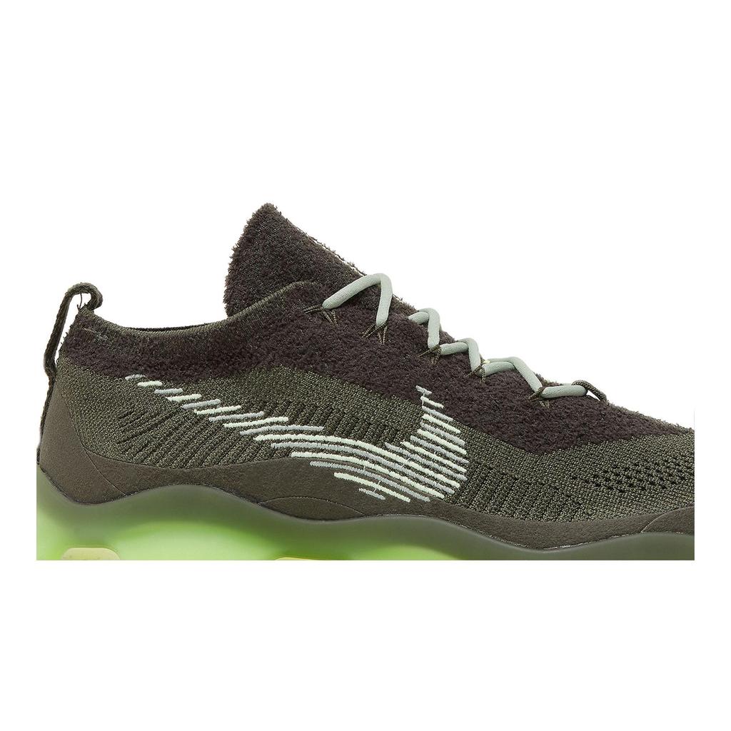 Nike Air Max Scorpion Flyknit 'Cargo Khaki Volt' (Unisex) Jade Horizon / Barely Volt / Cargo Khaki / Sequoia Running Shoes DJ4701 300