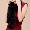 Women Winter Warm Rabbit Fur Scarf Hot Sale Natural Rabbit Fur Muffle Lady Scarves