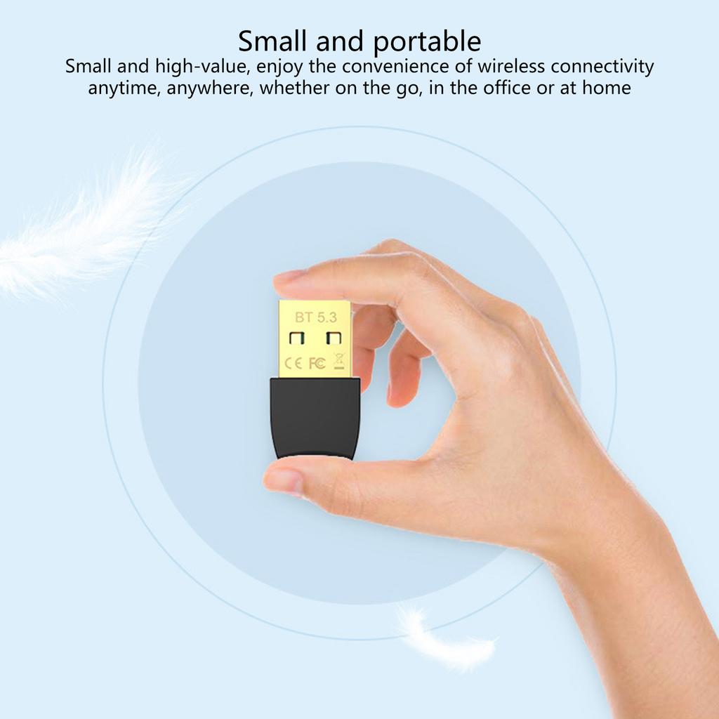 Mini USB Adapter Wireless Bluetooth-compatible Receiver 3.0Mbps High Speed Transmitter Support for Win7/8.1/10/11