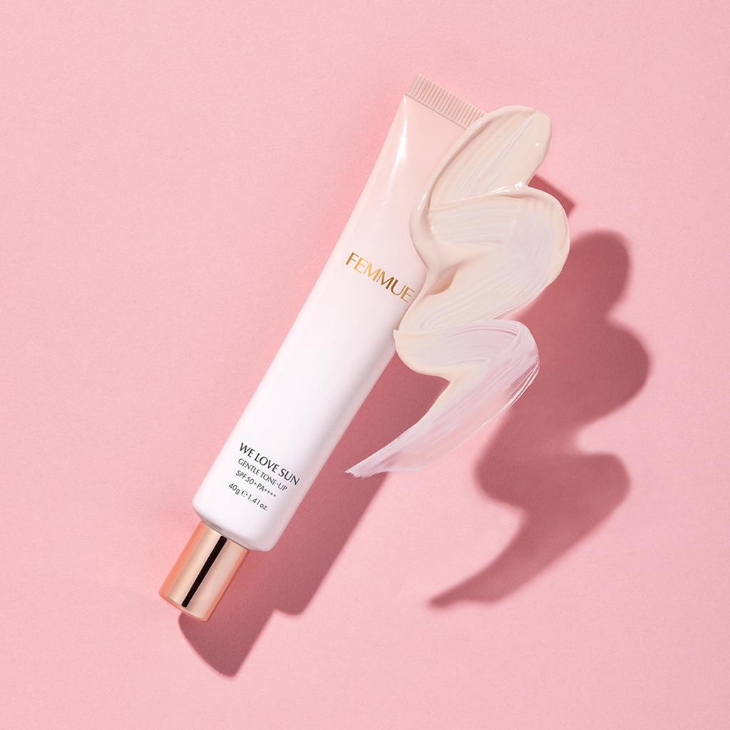FEMMUE We Love Sun Gentle UV Cream 40g Month Flourish UV Fresh Floral Scent with Beauty Ingredients Authentic Japanese Product Tone-Up SPF50+ PA++++