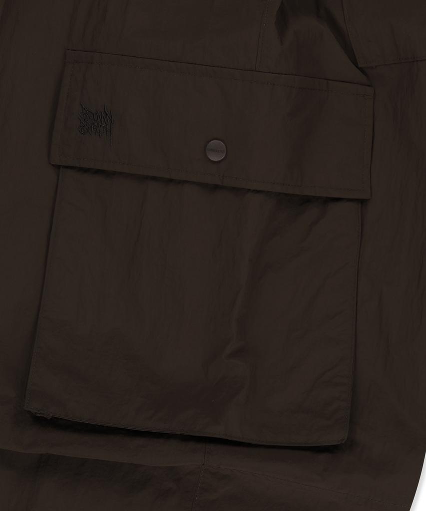BROWNBREATH Nylon Cargo Pants - Dark Brown