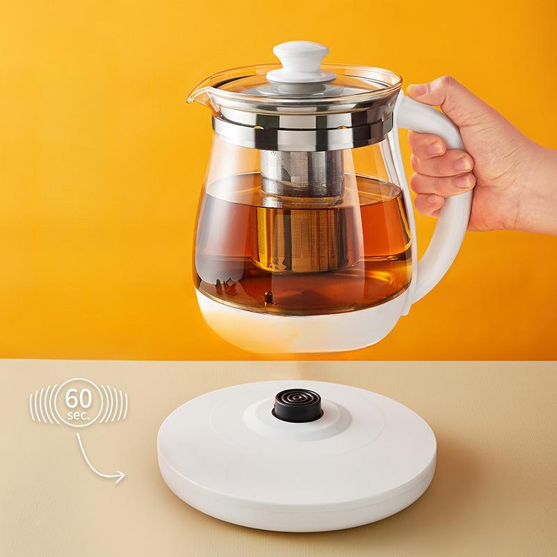 Fully Automatic Mini Multi Cooker Health Preserving Pot Household Electric Kettle Multifunctional Glass Electric Kettle Flower Tea Pot Tea Maker Gift