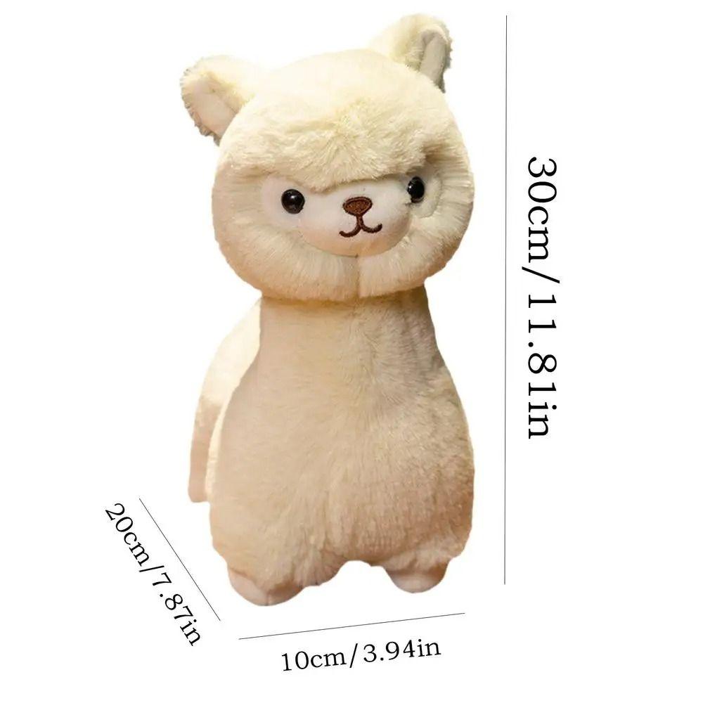 PP Cotton Alpaca Plush Toys Soft Animals Stuffed Toys Cute Plush Llama Dolls  Birthday Gifts