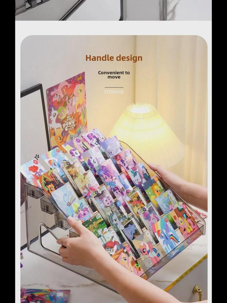 2024 Baji Guzi Ultraman & My Little Pony многослойная стойка для хранения карточек