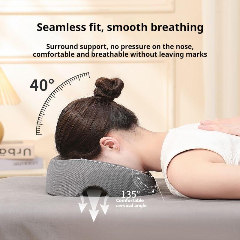 Подушка для сна на животе Эргономика Подушка для лежания Дышащая подставка для головы Подушки для поддержки Подставка для лица для сна Дом Салон красоты