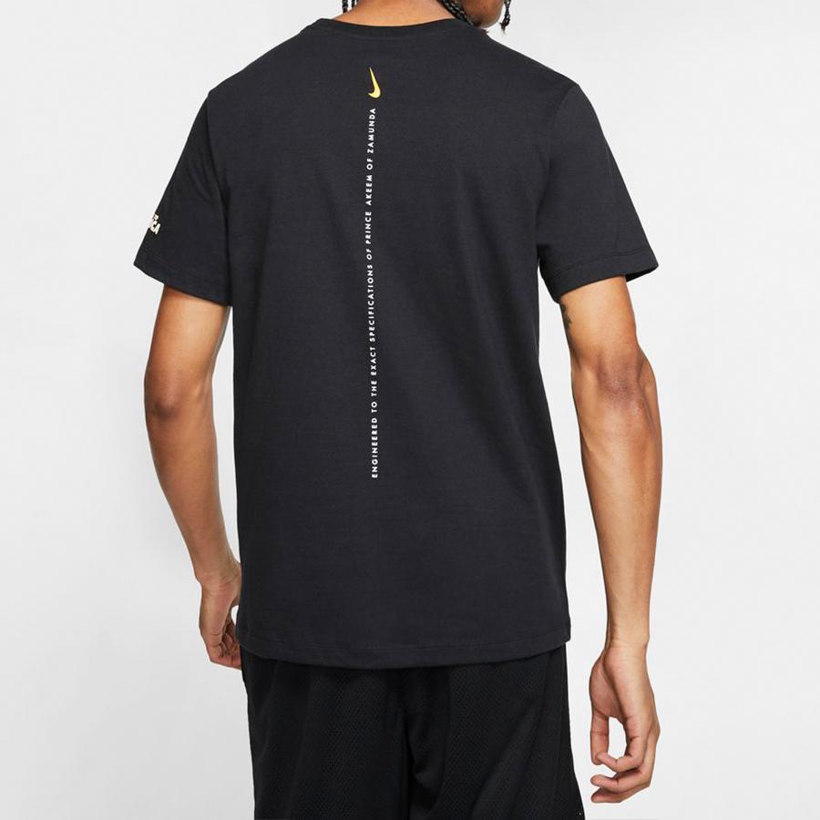 Nike Giannis Swoosh Freak Basketball T-Shirt Men Tops Black CW4757-010