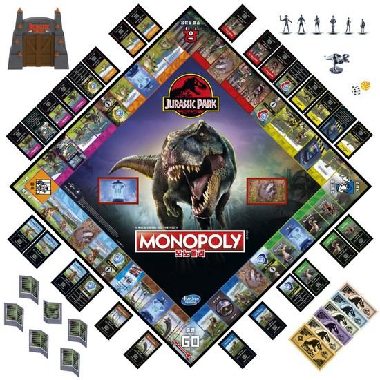 Hasbro Gaming Monopoly Jurassic Park Board Game, популярная корейская игра