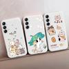 Мягкий силиконовый чехол с рисунком кота для Samsung M35 A55 S24 Xiaomi Redmi Note 13 Poco C65 iPhone 15 Huawei Honor Realme Camera Защитный противоударный чехол