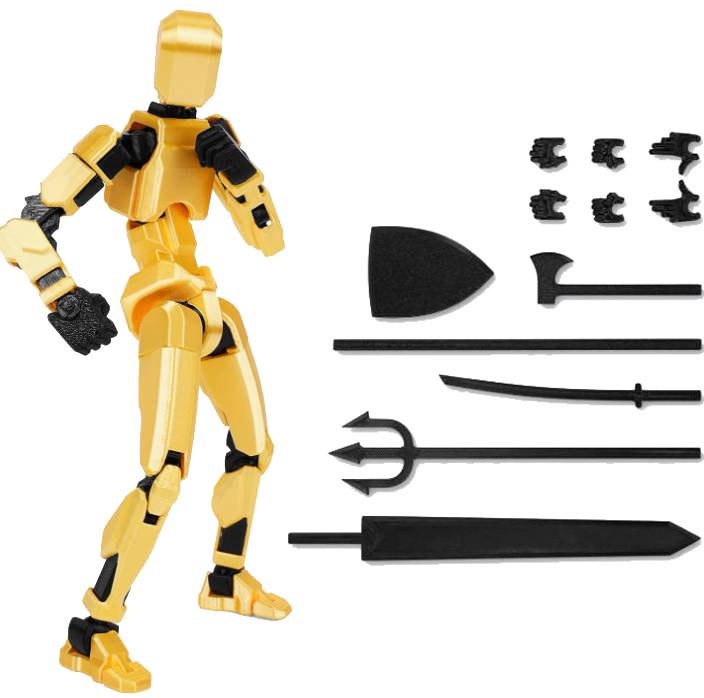 Mobile Doll Set, 3D Printed Titan Robot Mobile Doll, Posable Mobile Doll, Suitable For Collectors, Desktop Decoration