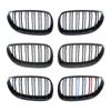 Front Bumper Racing M5 Grille Glossy Black Chrome Carbon M Grill For BMW 5 Series E60 E61 2004-2009 530i 535i 540i Accessories
